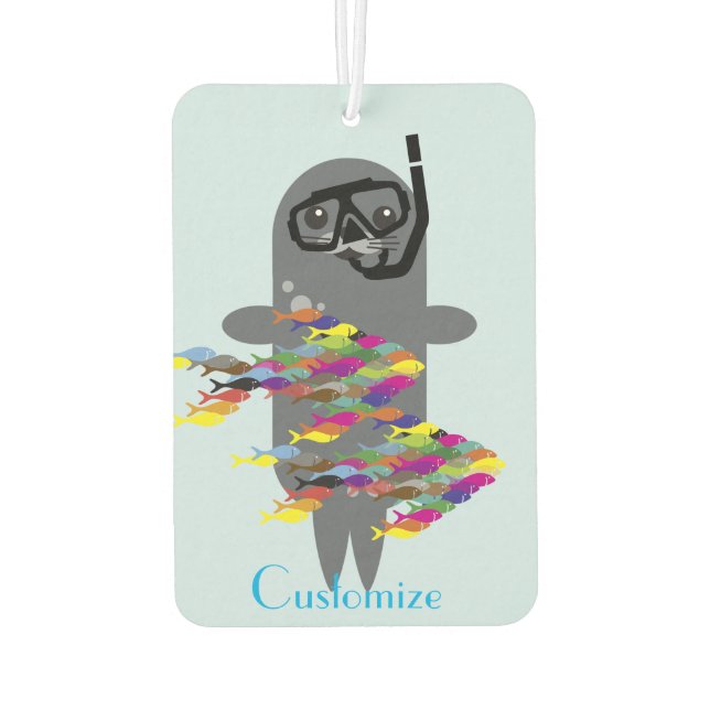 Grey Seal Thunder_Cove   Air Freshener (Back)