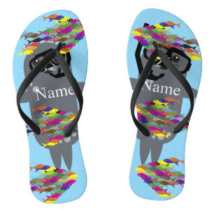 Grey Seal Thunder_Cove Flip Flops