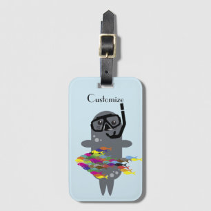 Grey Seal Thunder_Cove  Luggage Tag