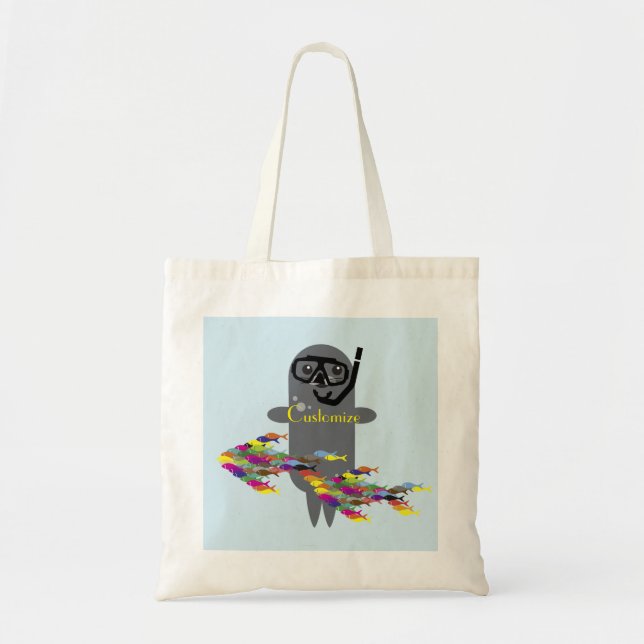 Grey Seal Thunder_Cove   Tote Bag (Front)