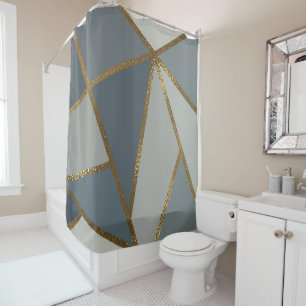 Grey Shades Neutral Gold Bronze Geometric
