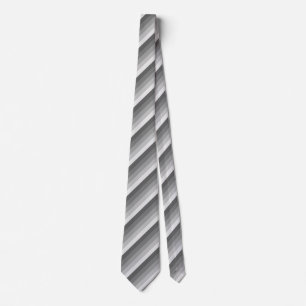 Grey shadow stripes tie