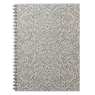 Grey Shapes Pattern Notebook