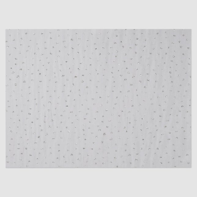Grey Silver Confetti Tissue Paper (Front)