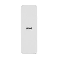 GREY SIMPLE NAME ADDRESS LABEL