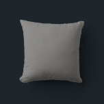Grey Simple Solid Colour Throw Pillow<br><div class="desc">Grey Simple Solid Colour Throw Pillow</div>