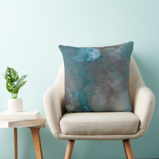 Grey Skies Throw Pillow