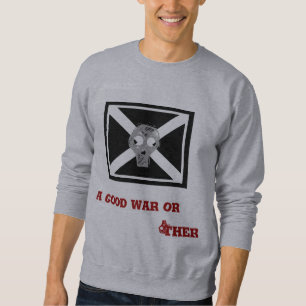 grey skull pirate flag sweatshirt