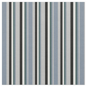 Grey, Slate Greys, Mint Cream & Black Fabric