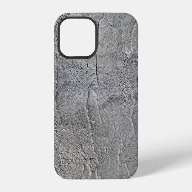 grey slate rock pattern iPhone case (Back)
