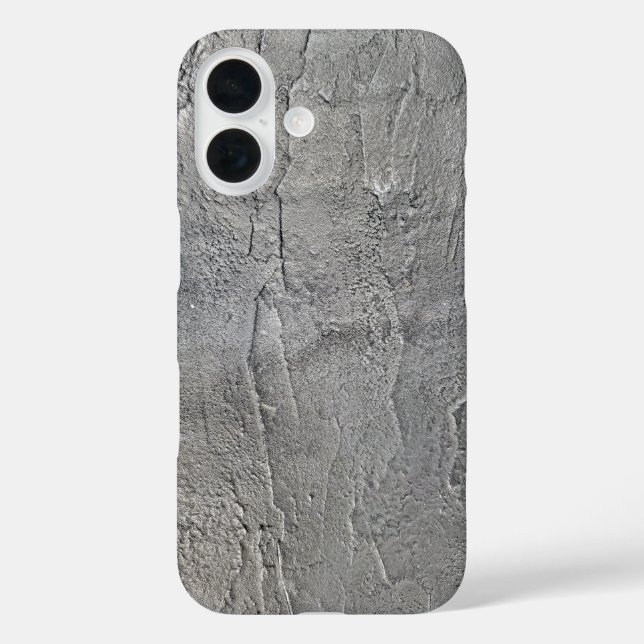 Grey Slate Rock Texture Case-Mate iPhone Case (Back)
