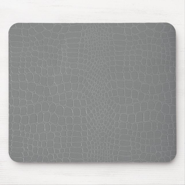 Grey Snakeskin Mouse Pad (Front)
