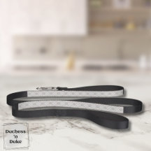 Grey Spanish Tile Pattern Dog Leash