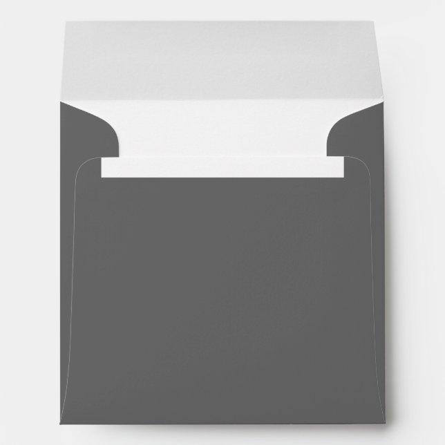 Grey Square Envelope (Back (Bottom))