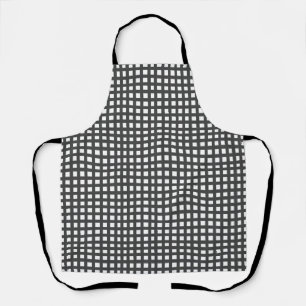 Grey square mesh grid  apron