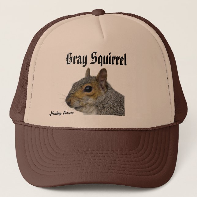 Grey Squirrel Hat (Front)