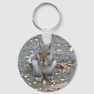 Grey Squirrel Series Keychain
