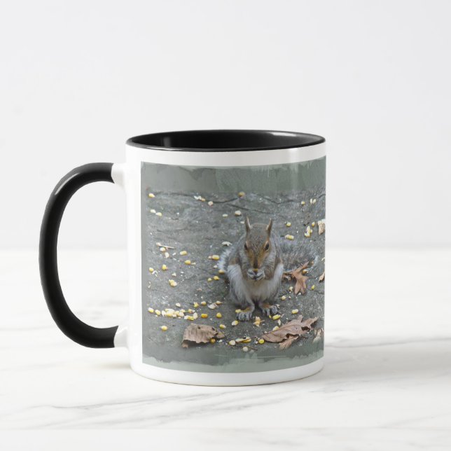 Grey Squirrel Series Mug (Left)