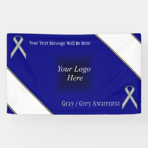 Grey Standard Ribbon by Kenneth Yoncich Banner
