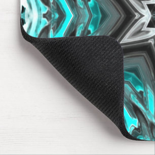 Grey star in touches of carved, glass or metallic mouse pad