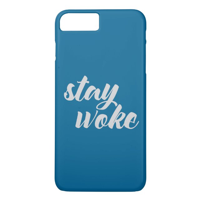 Grey Stay Woke Case-Mate iPhone Case (Back)