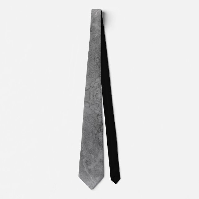 Grey Stone Pattern Neck Tie (Front)
