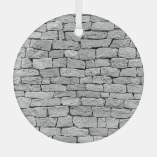 Grey stone wall, abstract background. glass ornament