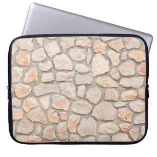 Grey stone wall background. stone, texture, wall, laptop sleeve