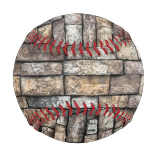 Grey Stone Wall Baseball