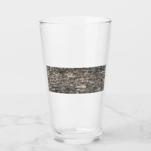 Grey Stone Wall Glass