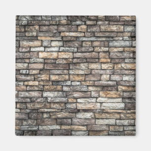Grey Stone Wall Magnet