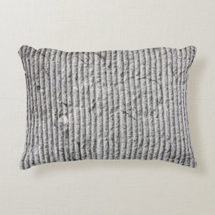 Grey stone wall texture. Texture of stone wall wit Accent Pillow
