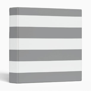 Grey Stripe Binder