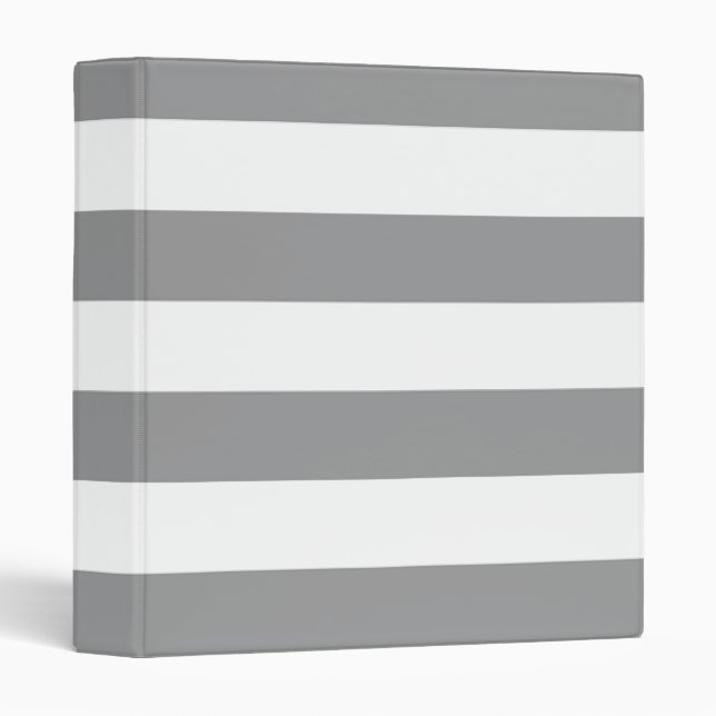 Grey Stripe Binder (Front/Spine)