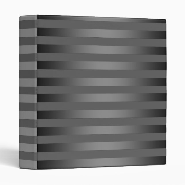 Grey, striped, gradient, grey stripes, simple binder (Front/Spine)