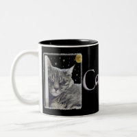 Grey Striped Kitty Art "Catnap"