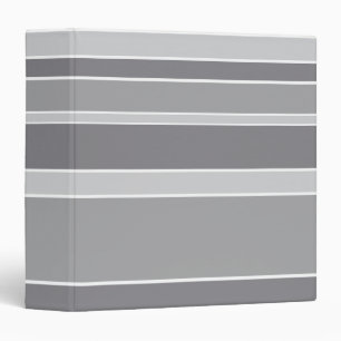 Grey stripes binder