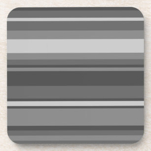 Grey stripes coaster