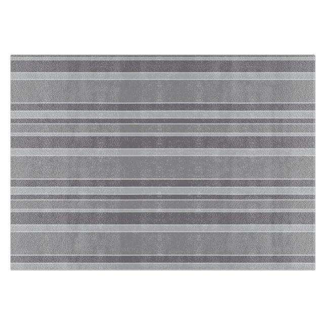 Grey stripes cutting board (Front)