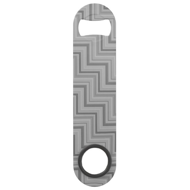 Grey stripes stairs pattern bar key (Front)
