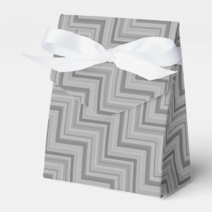 Grey stripes stairs pattern favor box