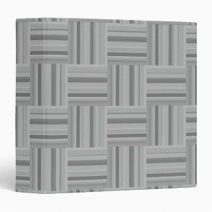 Grey stripes weave pattern binder