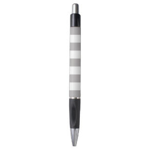 Grey Stripes, White Stripes, Striped Pattern Pen