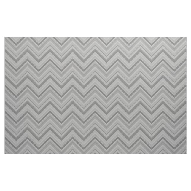 Grey stripes zigzag pattern fabric (Fat Quarter)