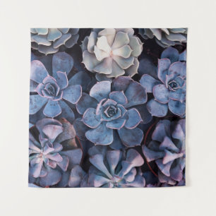 Grey succulents tapestry