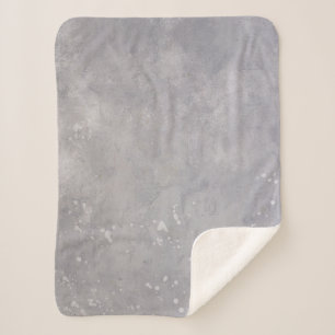 Grey surface sherpa blanket