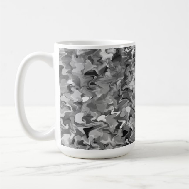 Grey Swirl 15oz Mug (Left)