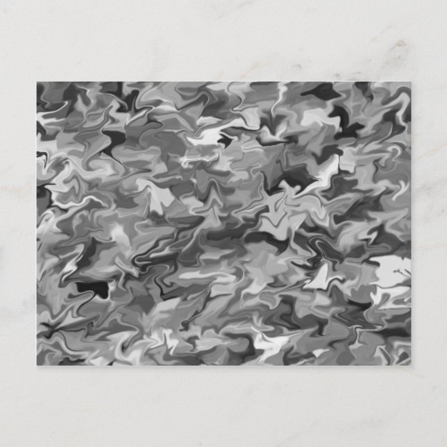 Grey Swirl Postcard (Front)