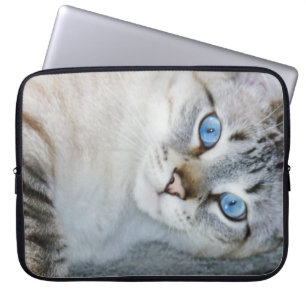 Grey Tabby Cat Laptop Sleeve