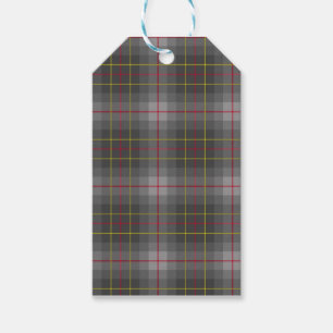 Grey Tartan Gift Tag